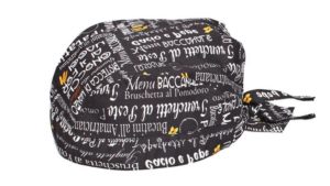Bandana fantasia-menu nero