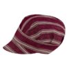 Cappello TOMMY_Cot_Poly_rigato bordeaux