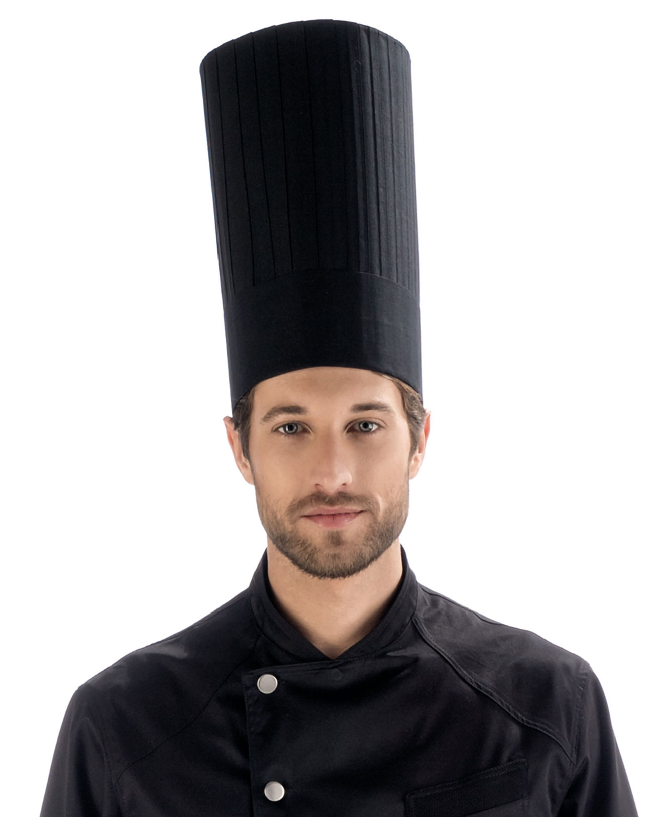 Cappello Chef TNT Nero 30 cm