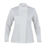 Giacca NORA Poli_Cot_Ela_bianco