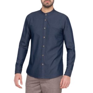Casacca ROGER_Visco_Poly_Elast_jeans blu Casacca ROGER_Visco_Poly_Elast_jeans blu