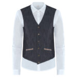 Gilet SNOW_Cot_Poly_Ela_nero